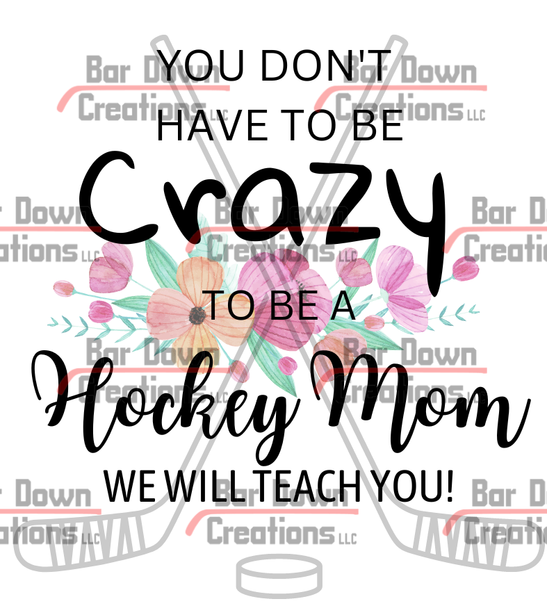 Crazy Hockey Mom Tumbler - 20oz